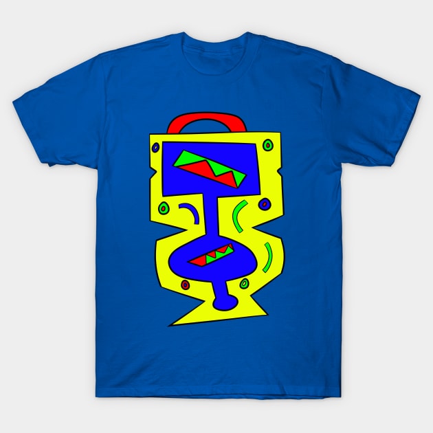 Bright Suitcase Totem T-Shirt by VazMas Design